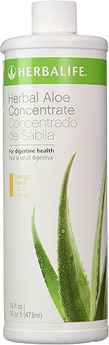 Concentrado de sábila Herbalife, sabor a mango, 16 oz