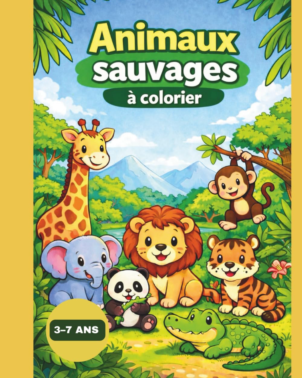 Animaux sauvages à colorier