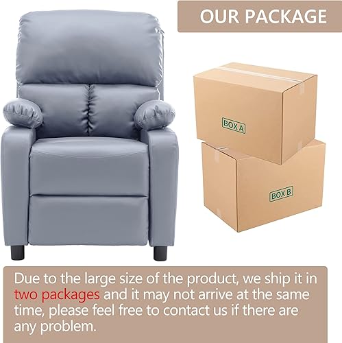 Miniatura 6 de GNMLP2020 Silla reclinable para sala de estar, silla reclinable con respaldo hecha de tela tecnológica, reclinable pequeño adecuado para cualquier