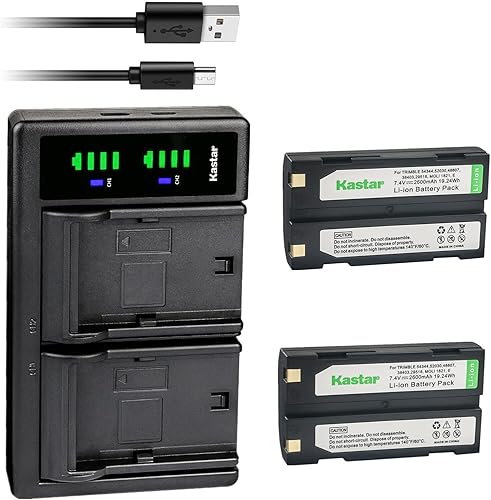 Miniatura 7 de Kastar Paquete de 1 batería Ei-D-Li1 y cargador USB LTD2 de repuesto para BIOCHEM - BCI CAPNOCHECK II, 8400, 8401 CAPNOGRAPH, oxímetro de pulso,