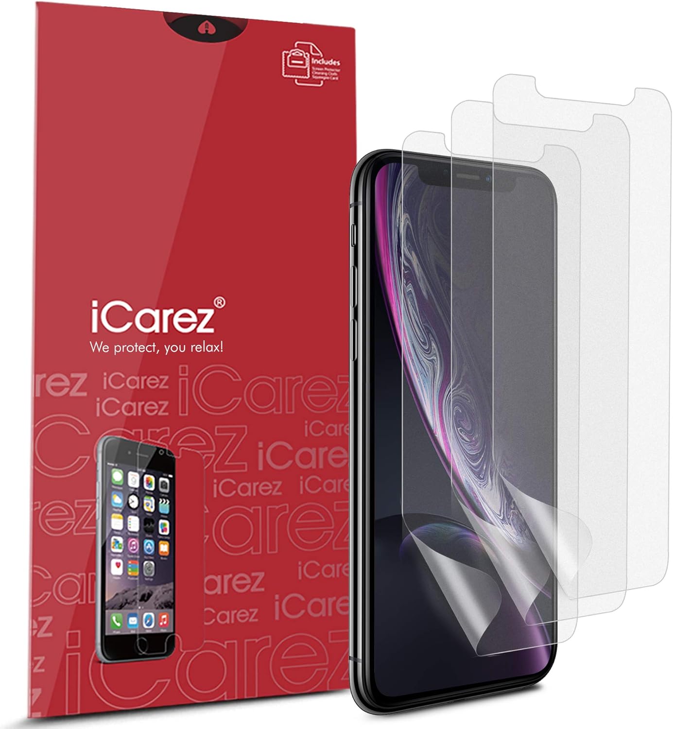iCarez Matte Screen Protector for iPhone 11 iPhone XR 6.1
