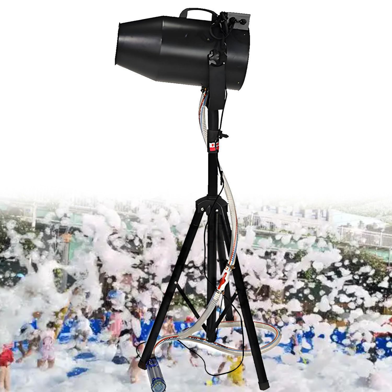 ZenHailure Rechargeable Foam Machine,For Kids & Adults,Spray Distance 6-10m