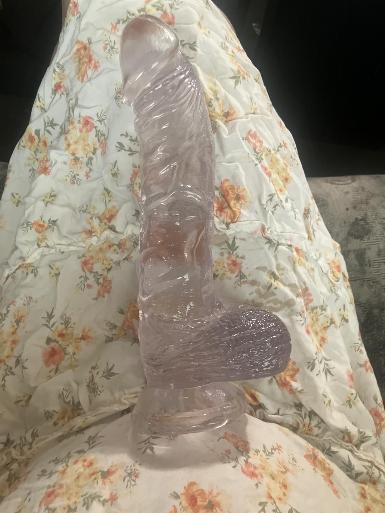 Suction cup sticks to really anything as you can see in the picture