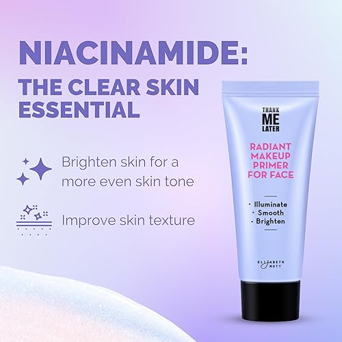 Miniatura 8 de Imprimación base de maquillaje iluminadora sin crueldad animal para el rostro Elizabeth Mott Thank Me Later - Imprimación facial minimizador de