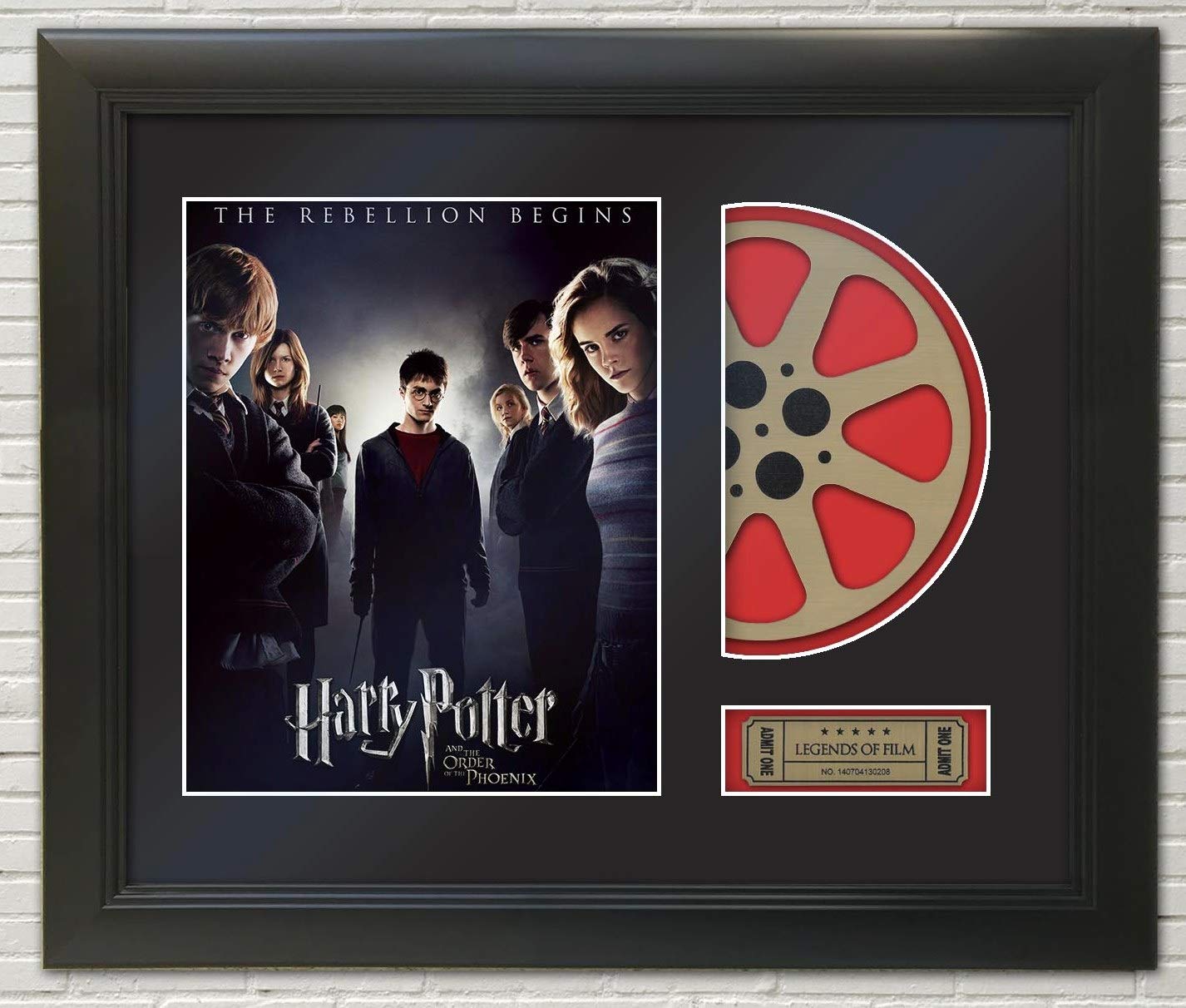 Harry Potter and The Order of The Pheonix Framed Reproduction Poster Reel Display