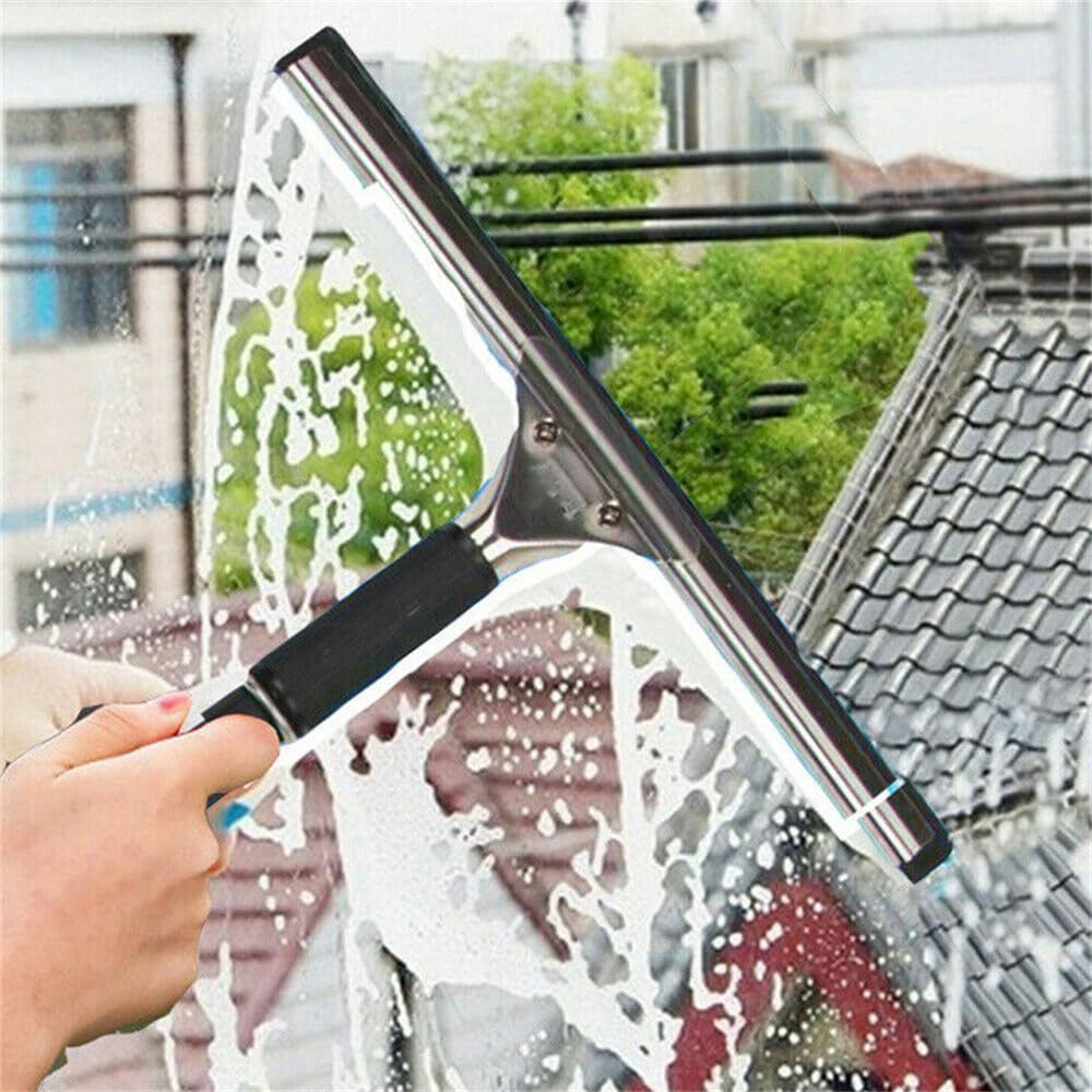 Escobilla limpiacristales de 25/35 cm para el hogar, ducha, baño y ventana, escobilla limpiadora de agua, herramienta de limpieza eficaz, 1 unidad, M, 25 cm