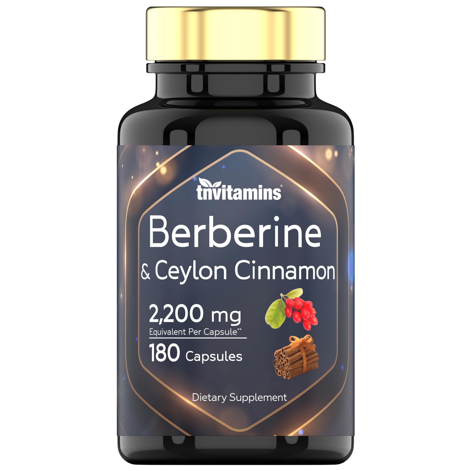 TNVitamins Berberine with Ceylon Cinnamon