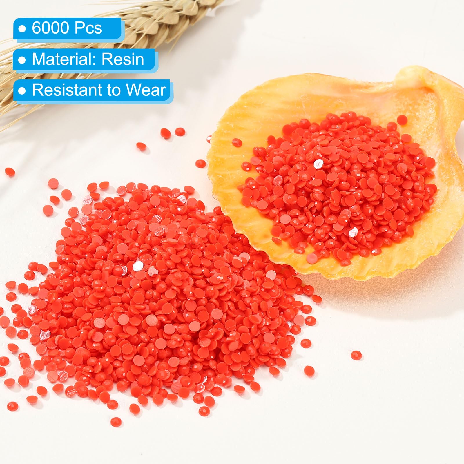 PATIKIL 6000 Pcs Diamond Art Painting Replacement Beads, Resin Crystal Painting Rhinestones - Image 3