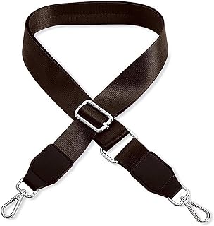 Correa para el hombro para bolso de mano o portátil, variación de color [color del metal: oro] – Longitud ajustable 89 – 142 cm – Ancho 3,8 cm – Correa de repuesto Correa para el hombro Correa Correa