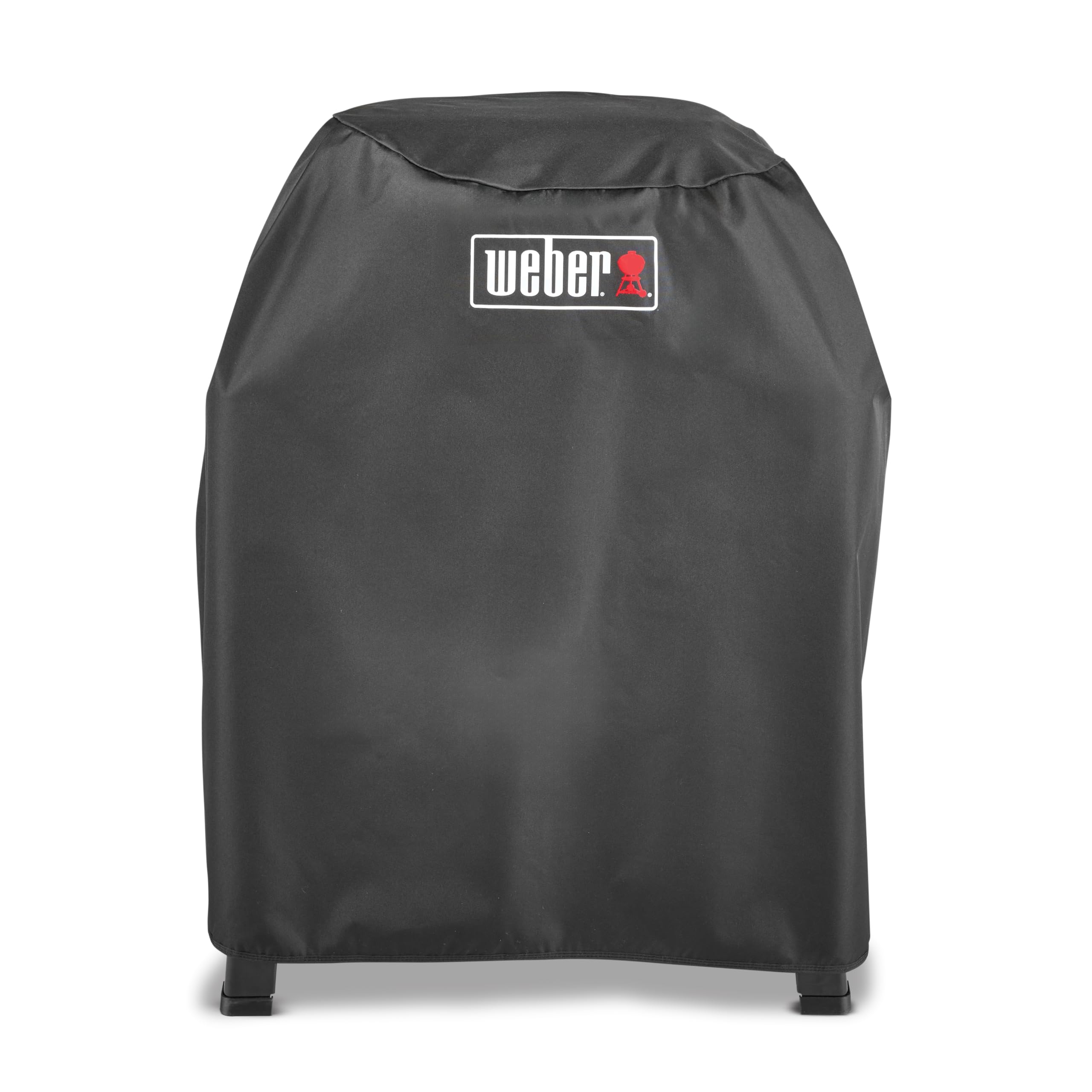 Weber Premium Grill Cover for Lumin with Stand – Breathable, UV and Water-Resistant, Wind and Weather Protection with Velcro Fastening – Black (3401289)