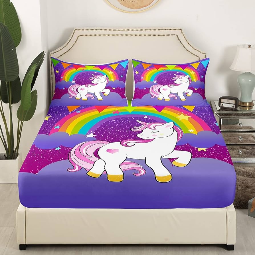 Rainbow Twin Sheet atelieryuwa.ciao.jp