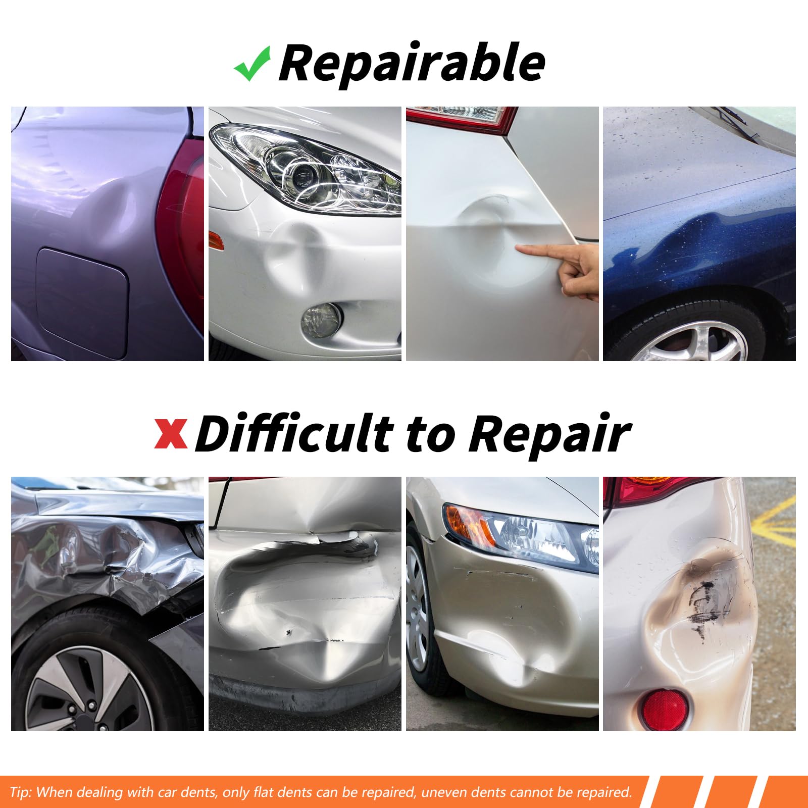 Kit 2 Extracteurs De Bosses Pour Voiture - Ventouses 5.7cm, Réparation Sans Peinture