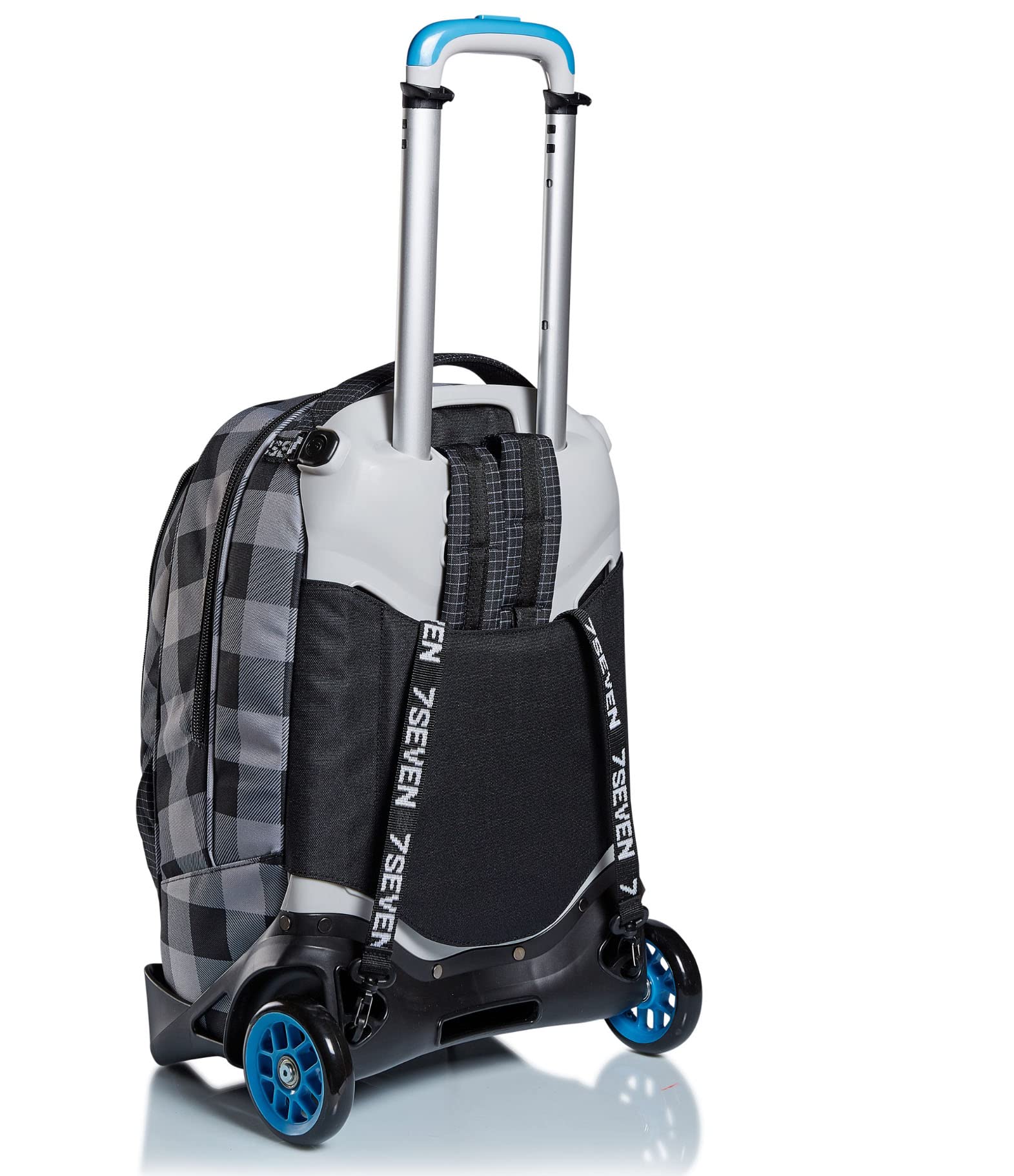 Seven Zaino Trolley Scuola Elementare Bambino, Zaino Sganciabile, Doppio Uso