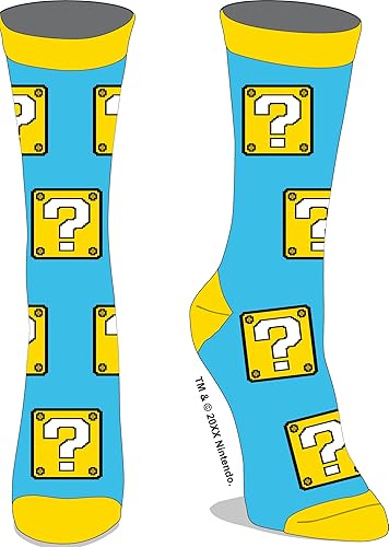 Miniatura 4 de Super Mario Bros. Calcetines para adultos (5 unidades), Multi colorido