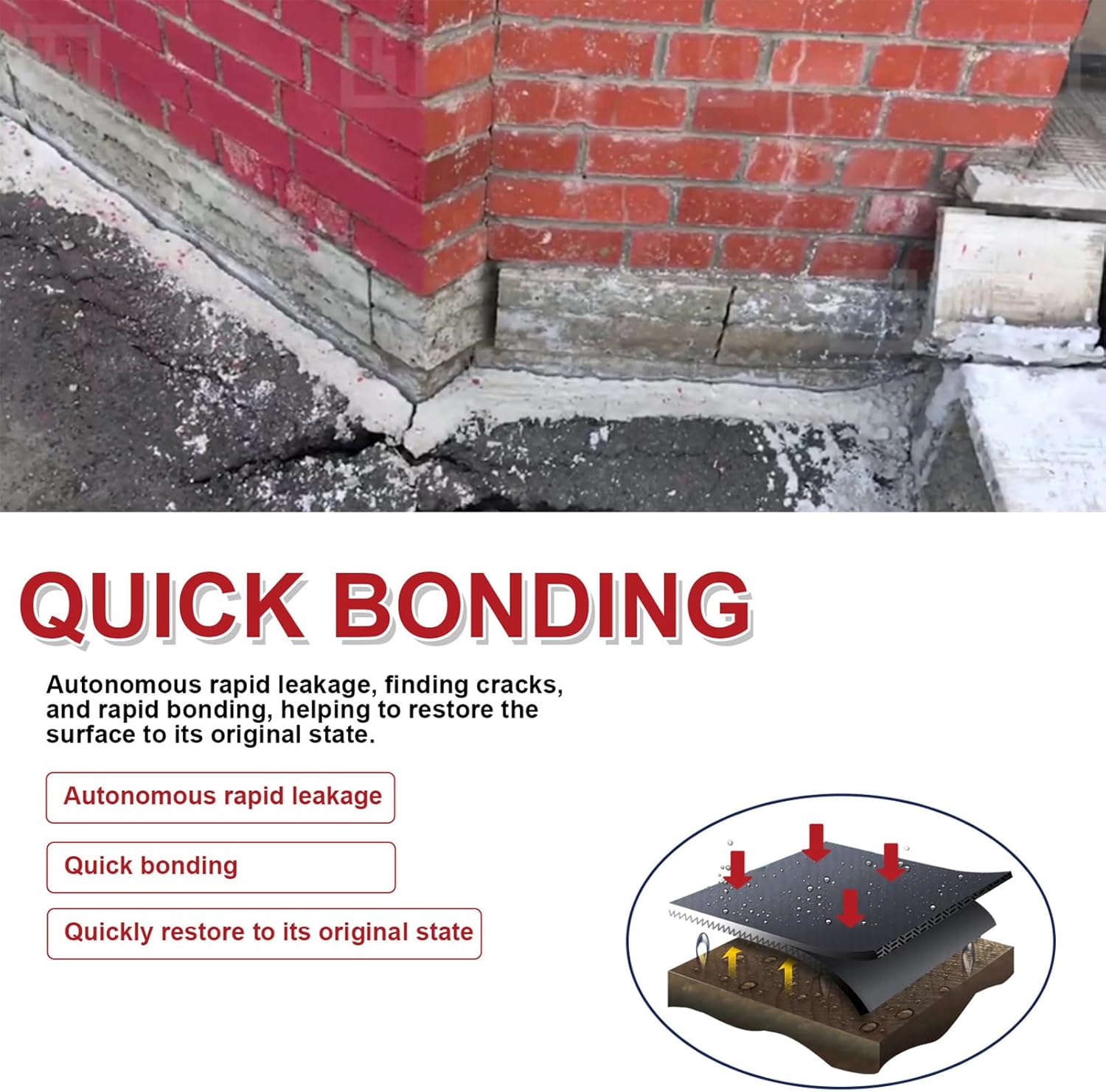 Waterproof Leak Repair - Invisible Waterproof Agent, Waterproofs Leak Repair Liquid | Waterproofs Roof Leaks Repairs Sealers | Sealant Coating Quick Dry Wall Gap Filler | for Gutter Window Frame Tile