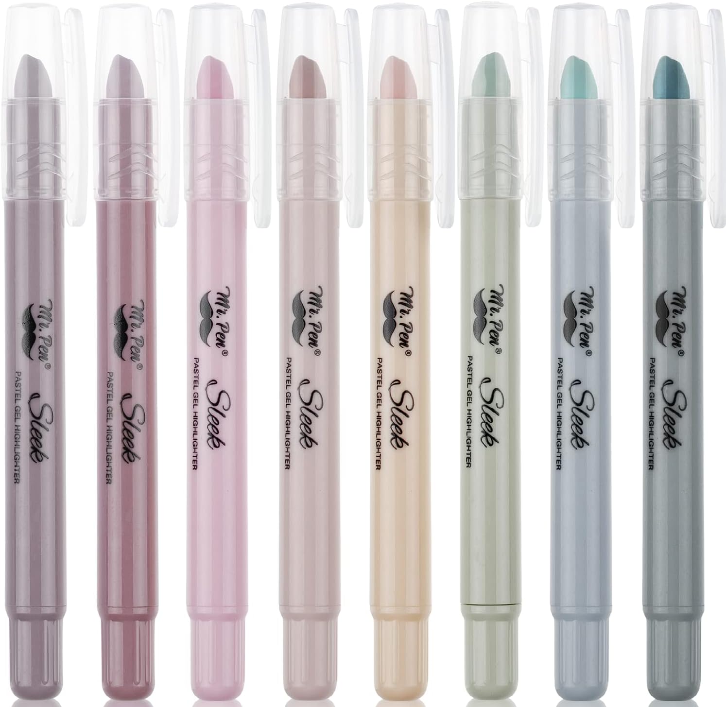 Mr. Pen Gel Highlighter, 8 Pack, Dusty Colors, Bible