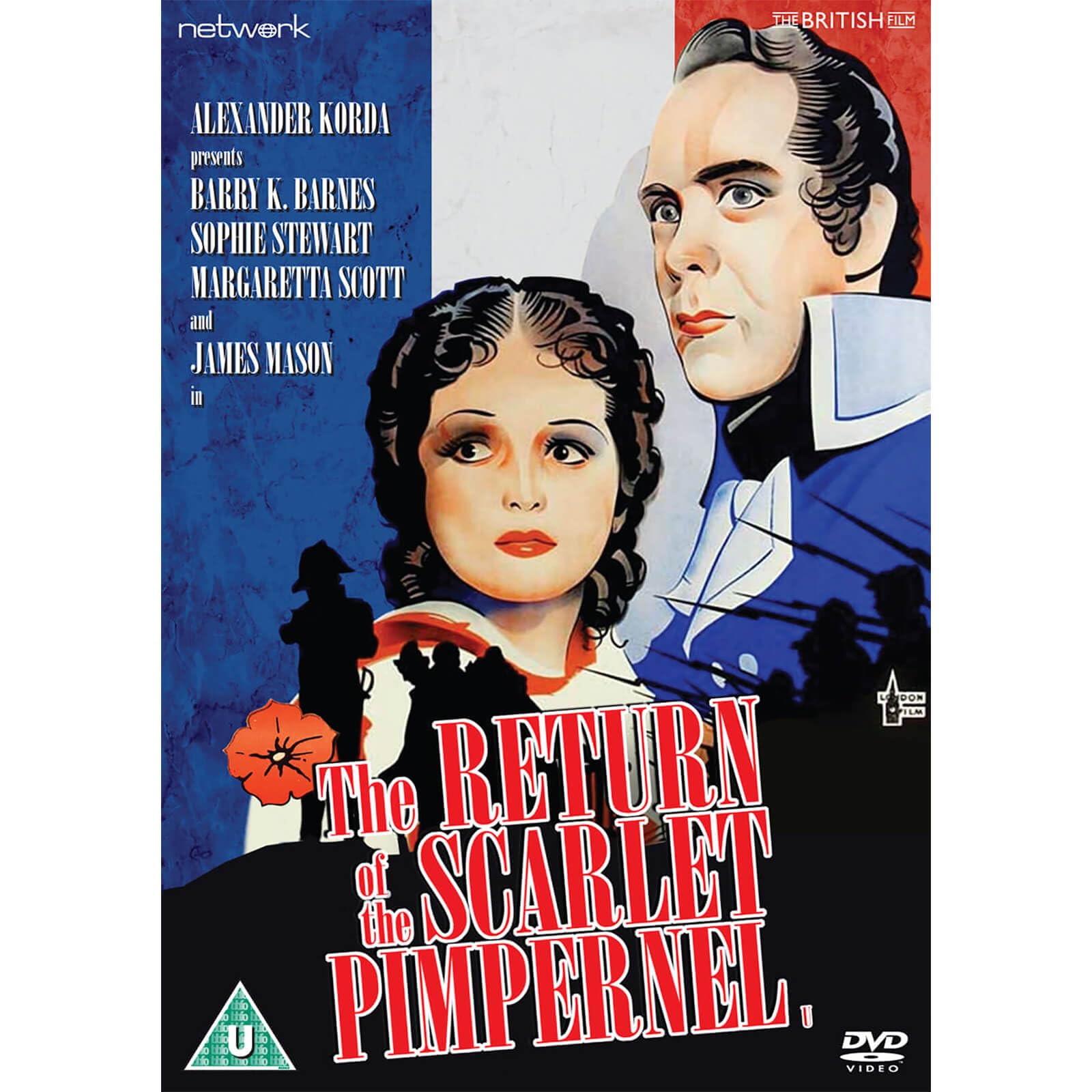 The Return Of The Scarlet Pimpernel (NEW SEALED DVD 2016)