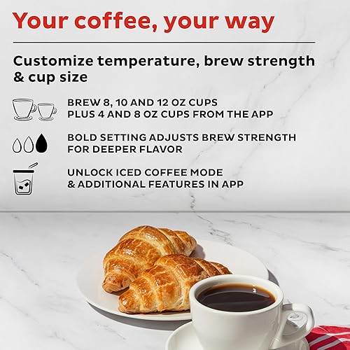 Miniatura 3 de Instant Solo WIFI Connect - Cafetera de una sola porción, de los fabricantes de Instant Pot, cafetera, incluye cápsula de café reutilizable y ajuste