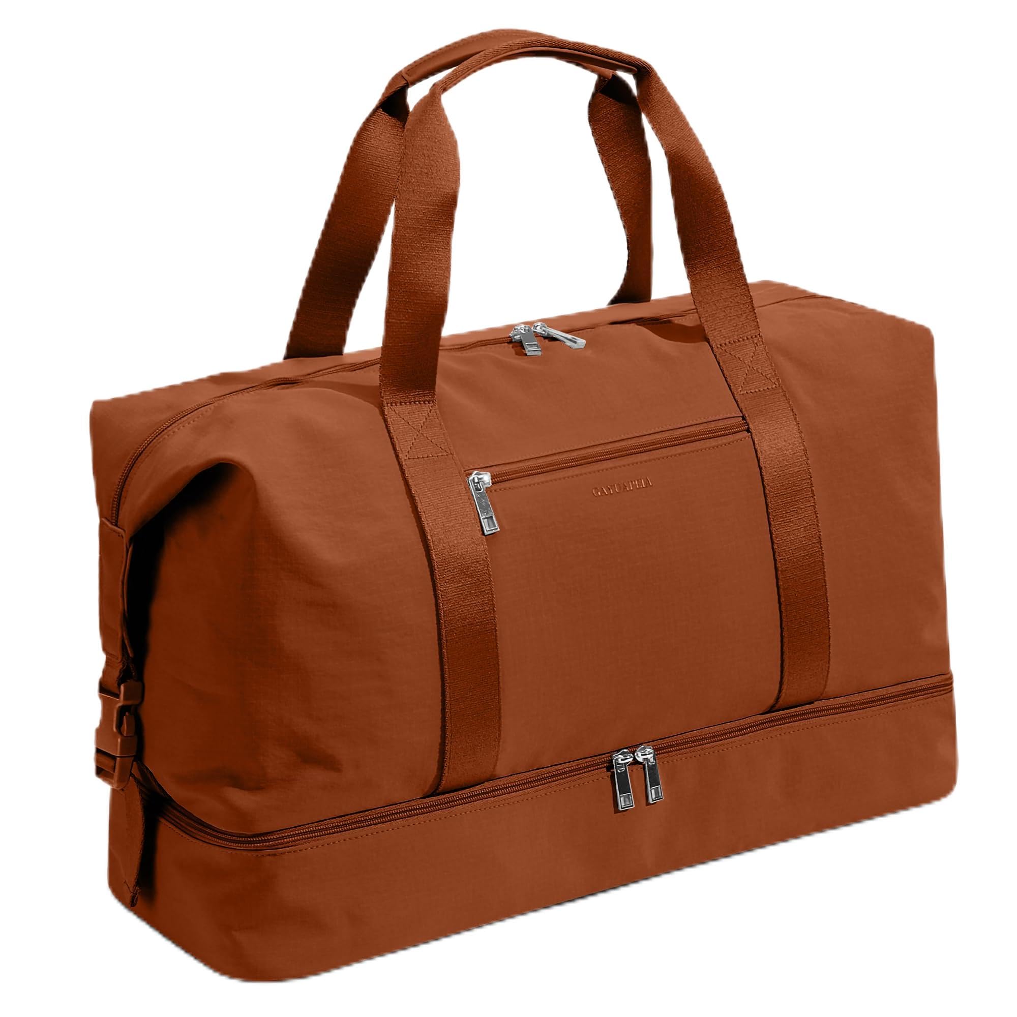 Oeihuivt Weekender Bags for Women - 21 Inch Large Travel Duffel Bag 2-Piece Set with Shoe Compartment Heavy-Duty