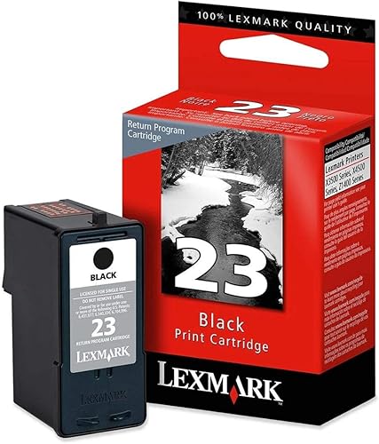 Lexmark 23 (18C1523) Cartucho de tinta original del OEM negro del inyecciónde tinta - Venta al por menor por Lexmark