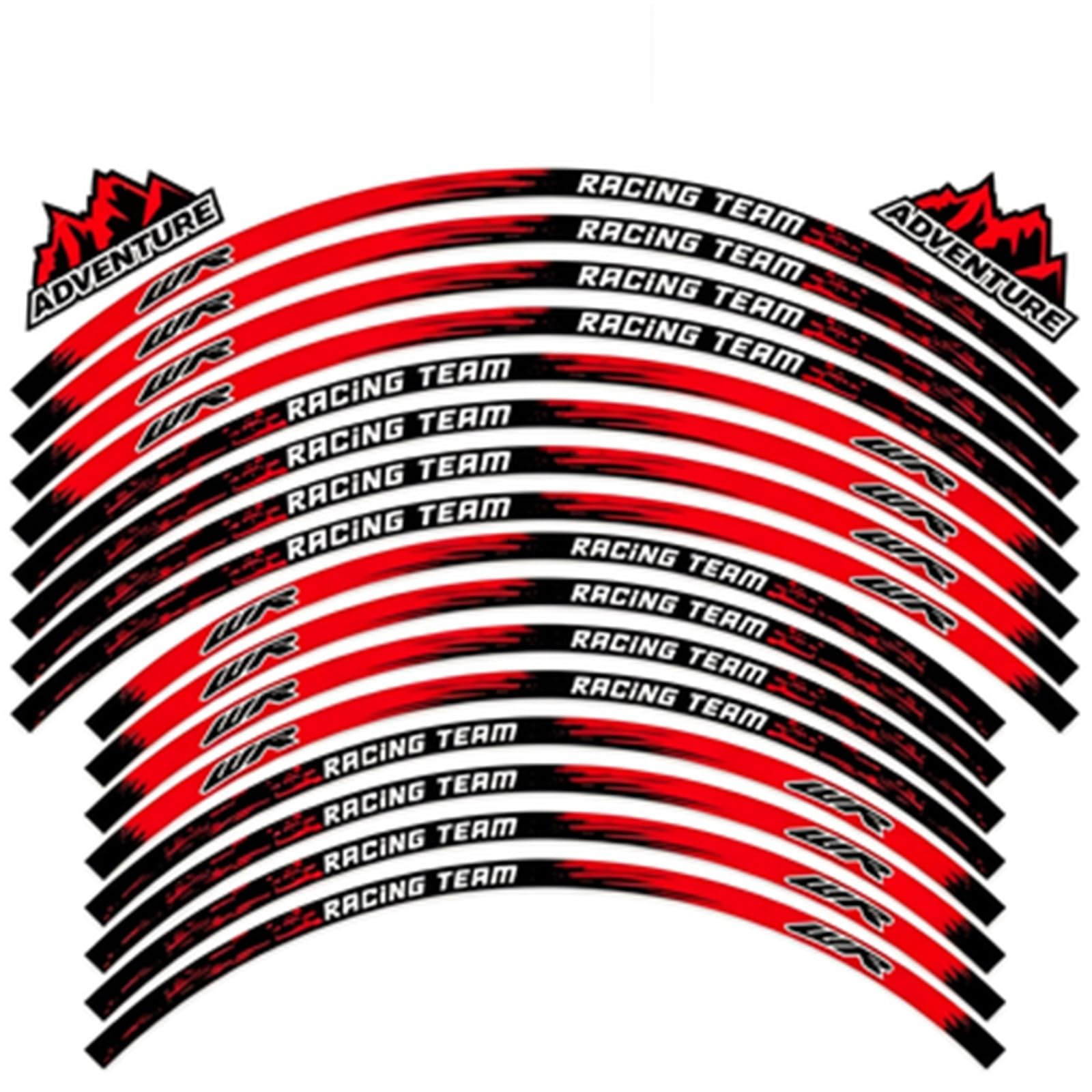 Motorcycle Wheel Sticker Motocross Rim Stripe Decals for WR250R WR250F WR450F WR 250R 250F 450F WR155R 21/18