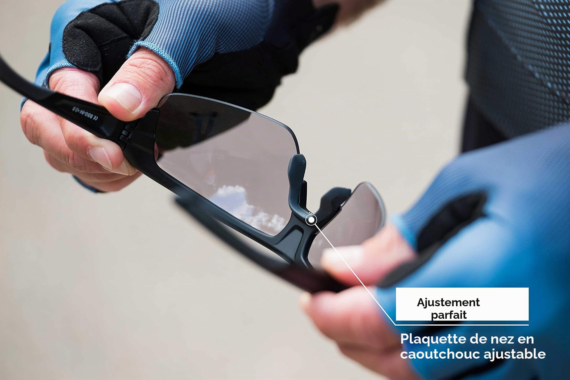 BBB Lunettes de cyclisme unisexes avec verres photochromiques + 2.0 dioptrie magnétique interchangeable, léger, protection UV, pour vélo, homme et femme (lot de 1)