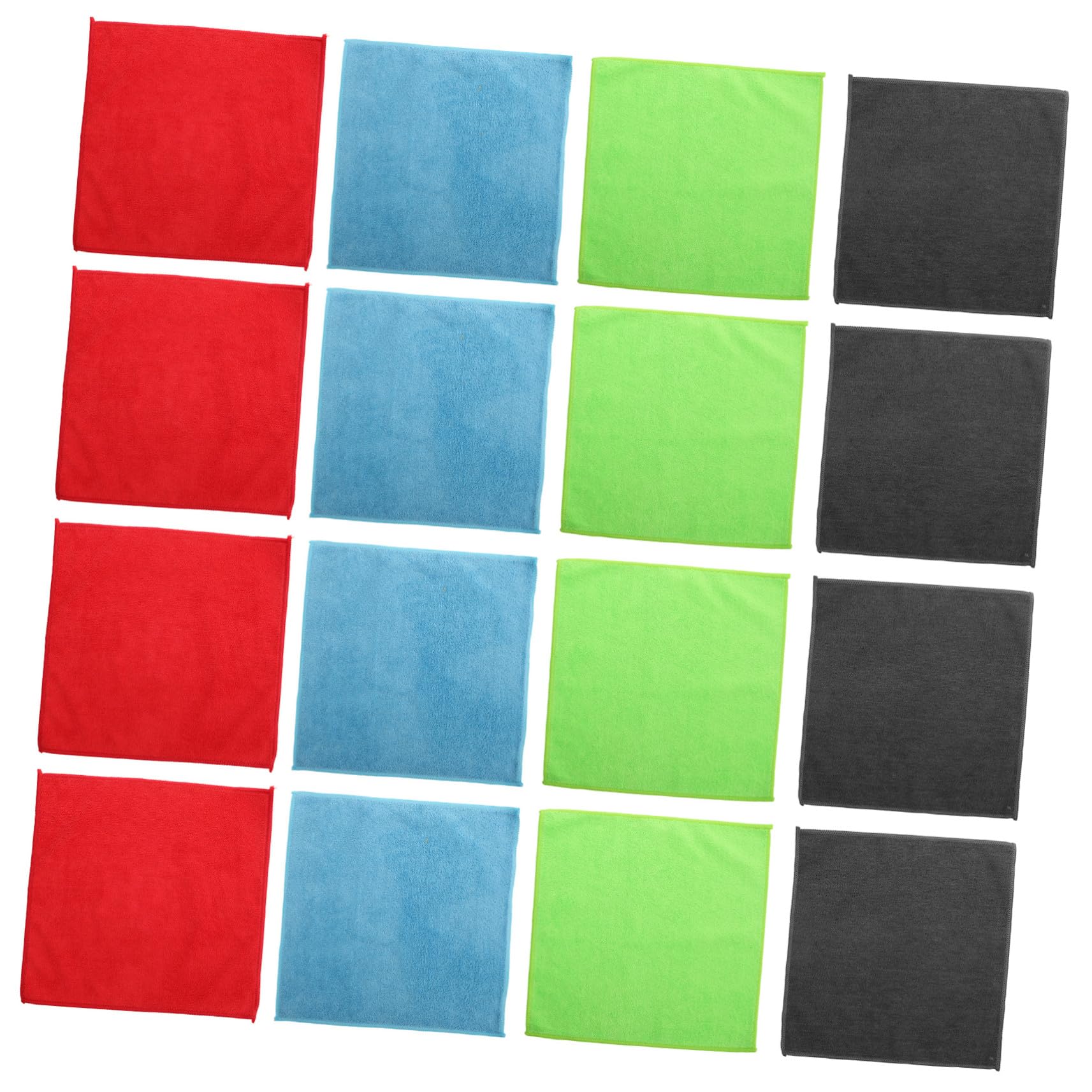 ORFOFE 24 Piezas Paños de Microfibra Superabsorbentes para Limpieza Multifuncional Unidades Suaves y Eficientes para Cocina Coche y Detallado Secado Rápido y Protección de Superficies