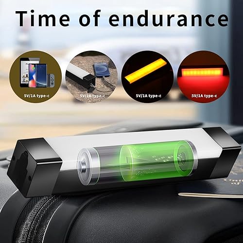 Miniatura 8 de Phonar Linterna solar recargable para senderismo, linterna de campamento para cortes de energía, linterna de campamento de hasta 1500 lúmenes, larga