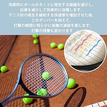 YONEX 硬式テニスラケット振動止め付き Amazon | PAVIKE テニスラケット 振動止め 4枚入り テニス 振動