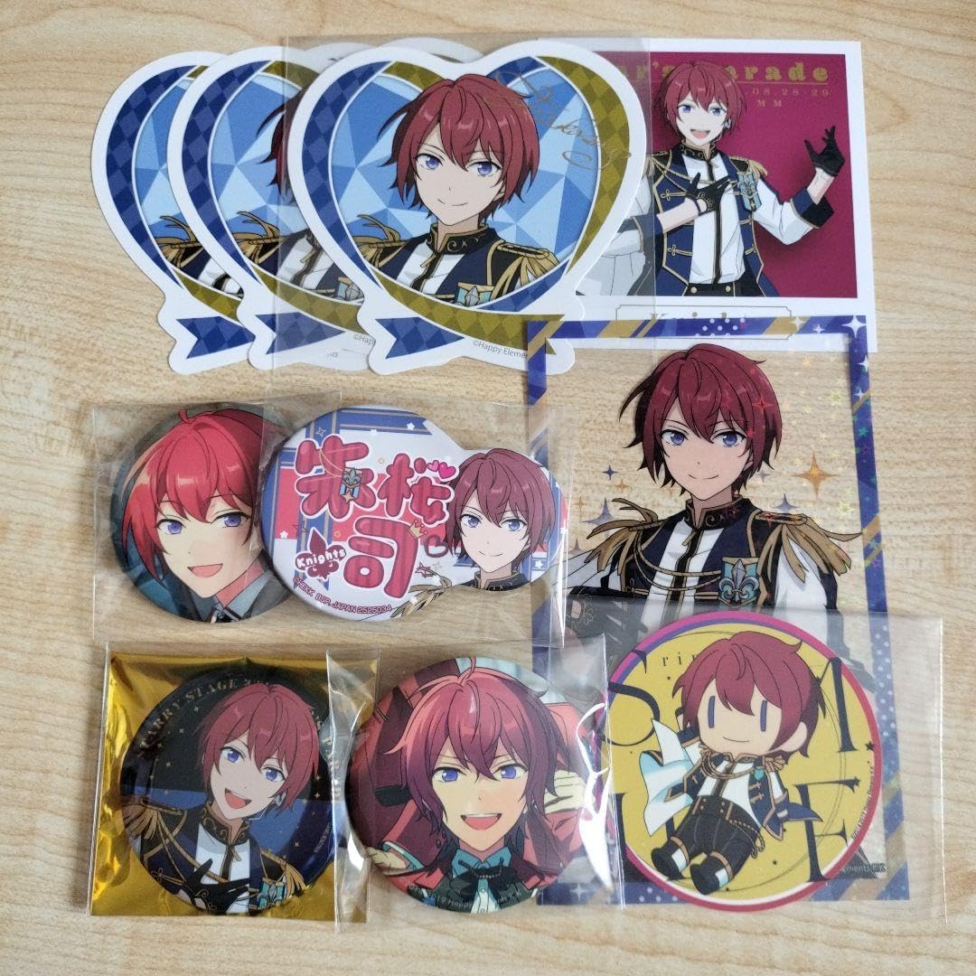 あんス シャッフル缶 にこいち スタステ他 Knights 朱桜司 3KXVF あんスタ