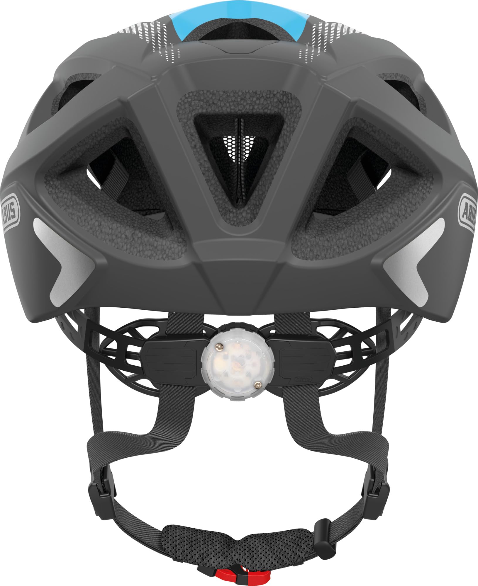 ABUS Casco da città Aduro 2.0 - casco da bici integrale con luce - design sportivo per il traffico cittadino - per uomo e donna