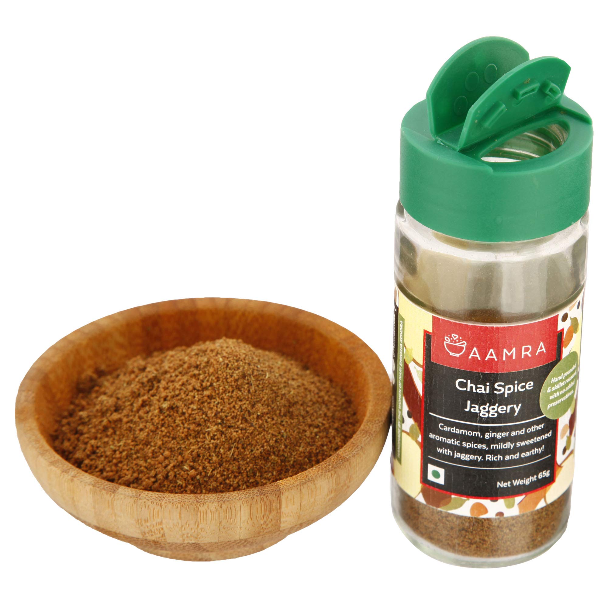 Aamra Handmade Chai Spice Jaggery 65 Gm (Chai Masala with Gur)- No preservatives - Image 3 thumbnail