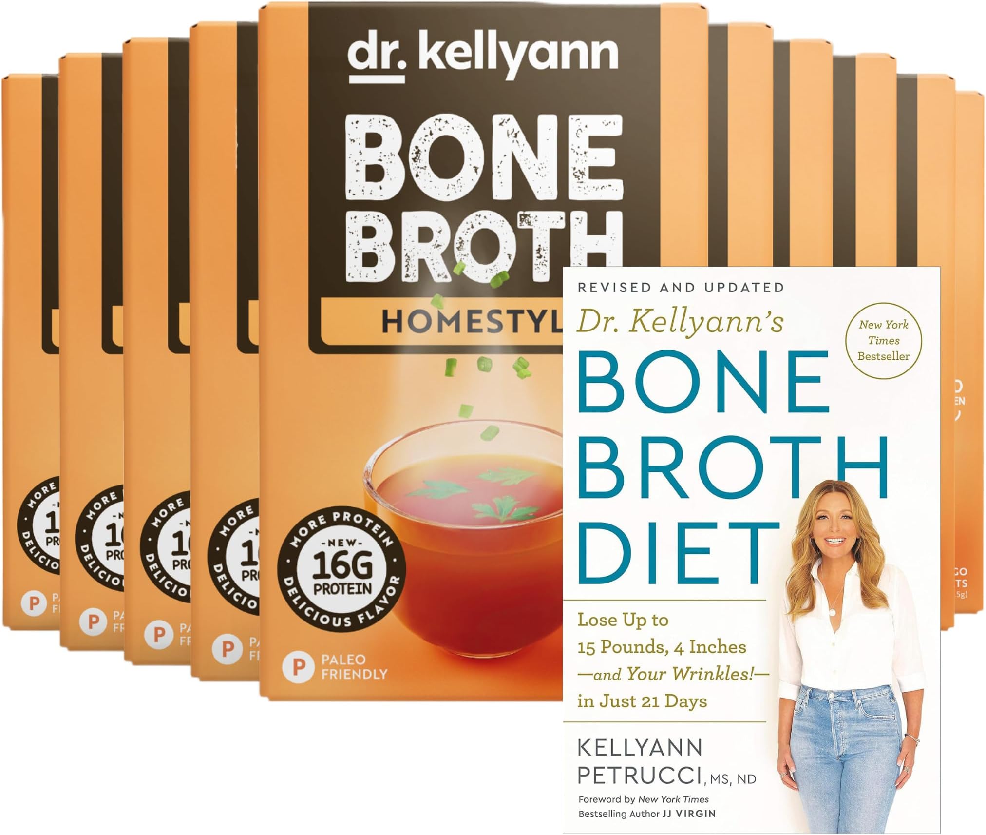 Dr. Kellyann 21Day Bone Broth Diet Bundle 10 Boxes