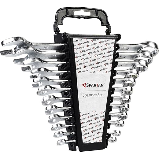 Carbon Steel Spanner Set, Set of 12