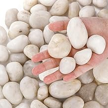 WUWEOT Pebble 2.7 kg Polished Decorative Stones Small Decorative Gravel Natural Gravel Polished Stones Decorative Pebbles Natural River Pebble Pebble for Aquarium Garden Succulents Crafts Table