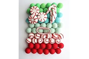 Mini Felt Factory | Felt Ball DIY Christmas Garland