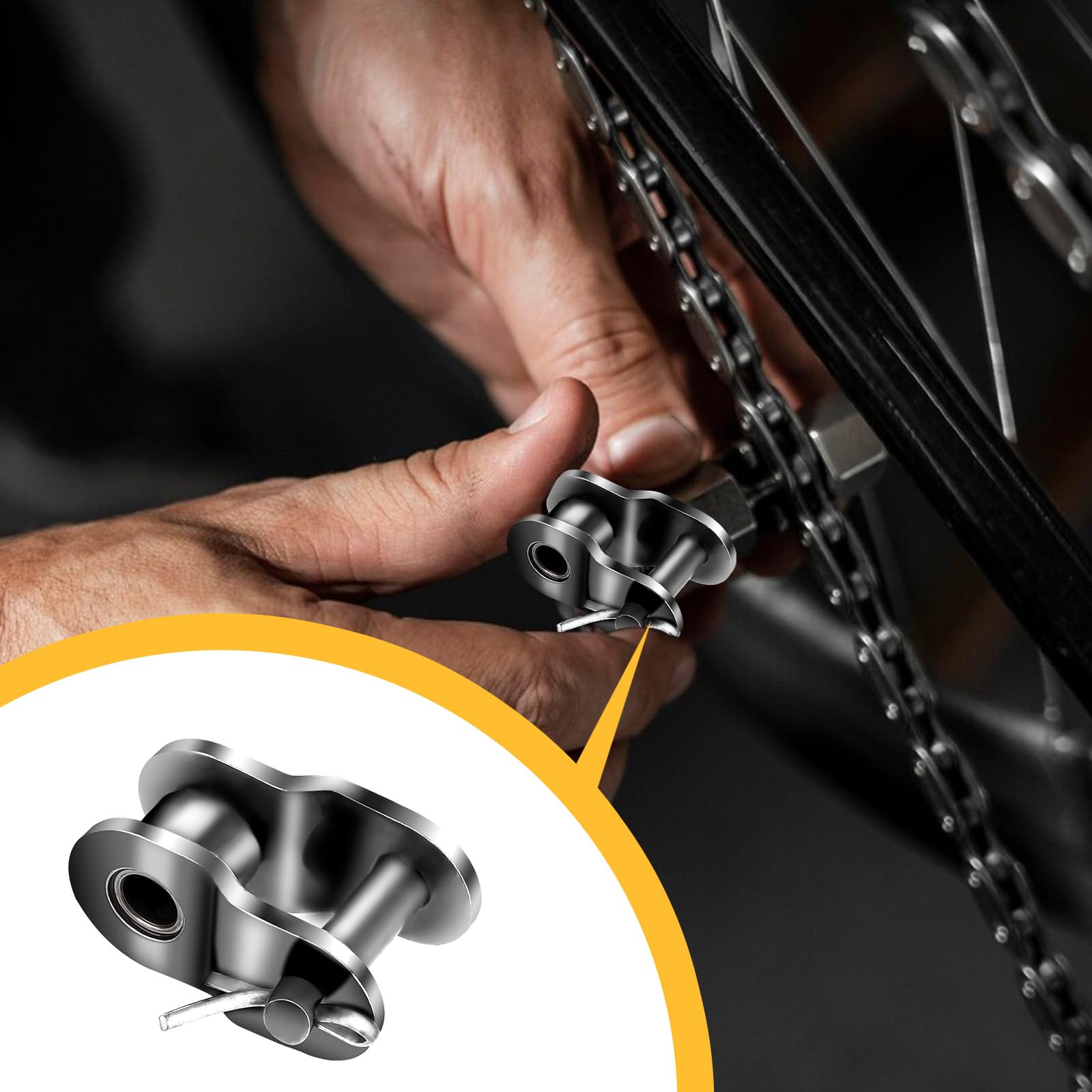 15PCS 420 Chain Half Link Roller Chain Offset Link #420, Half Links, Crank Links — Amazon image 6