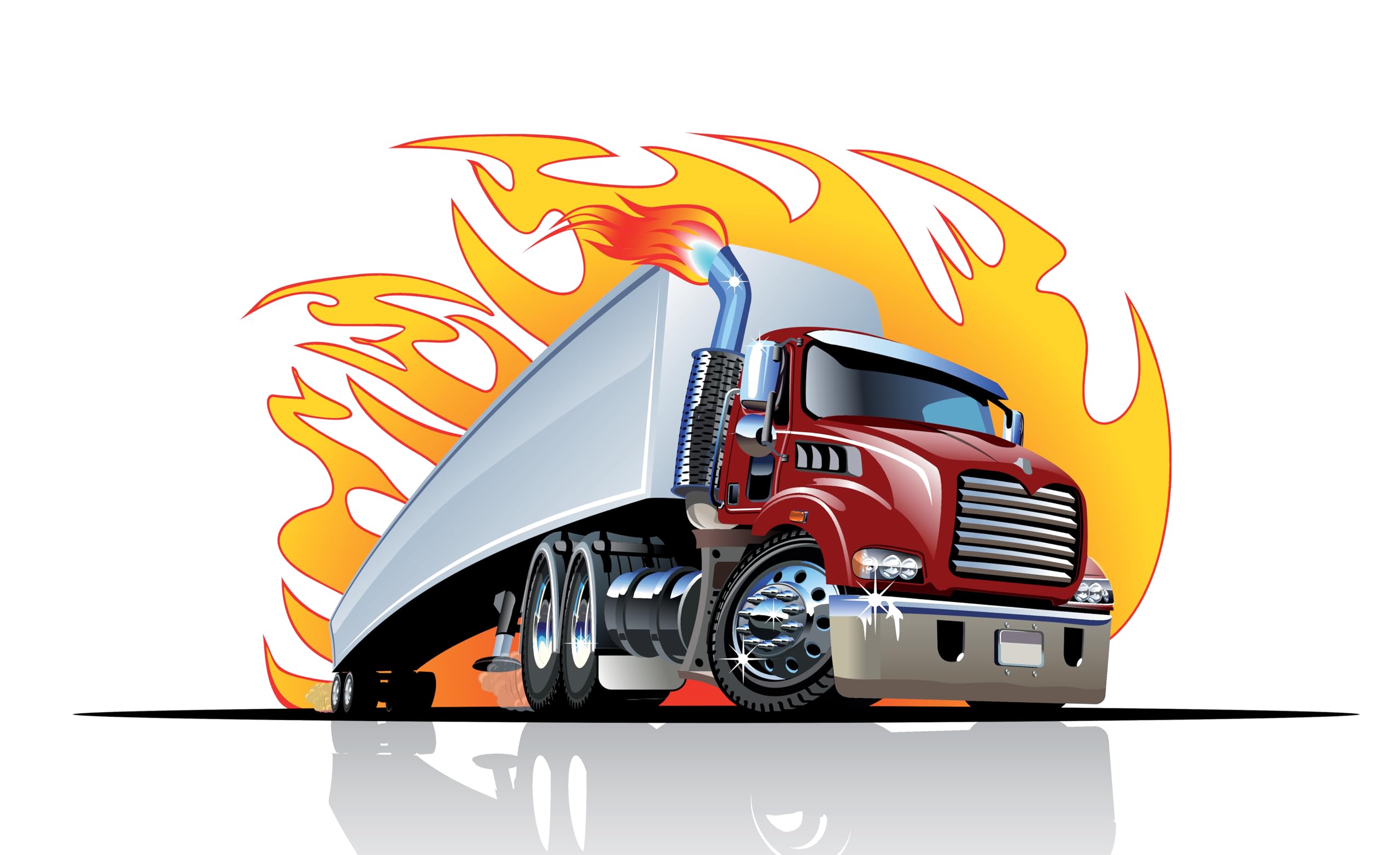 Drapeau de camion Trucker ultra tissu résistant aux UV pour voiture et cabine