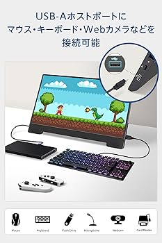 Amazon.co.jp: GeChic ゲシック モバイルモニター 15.6インチ On