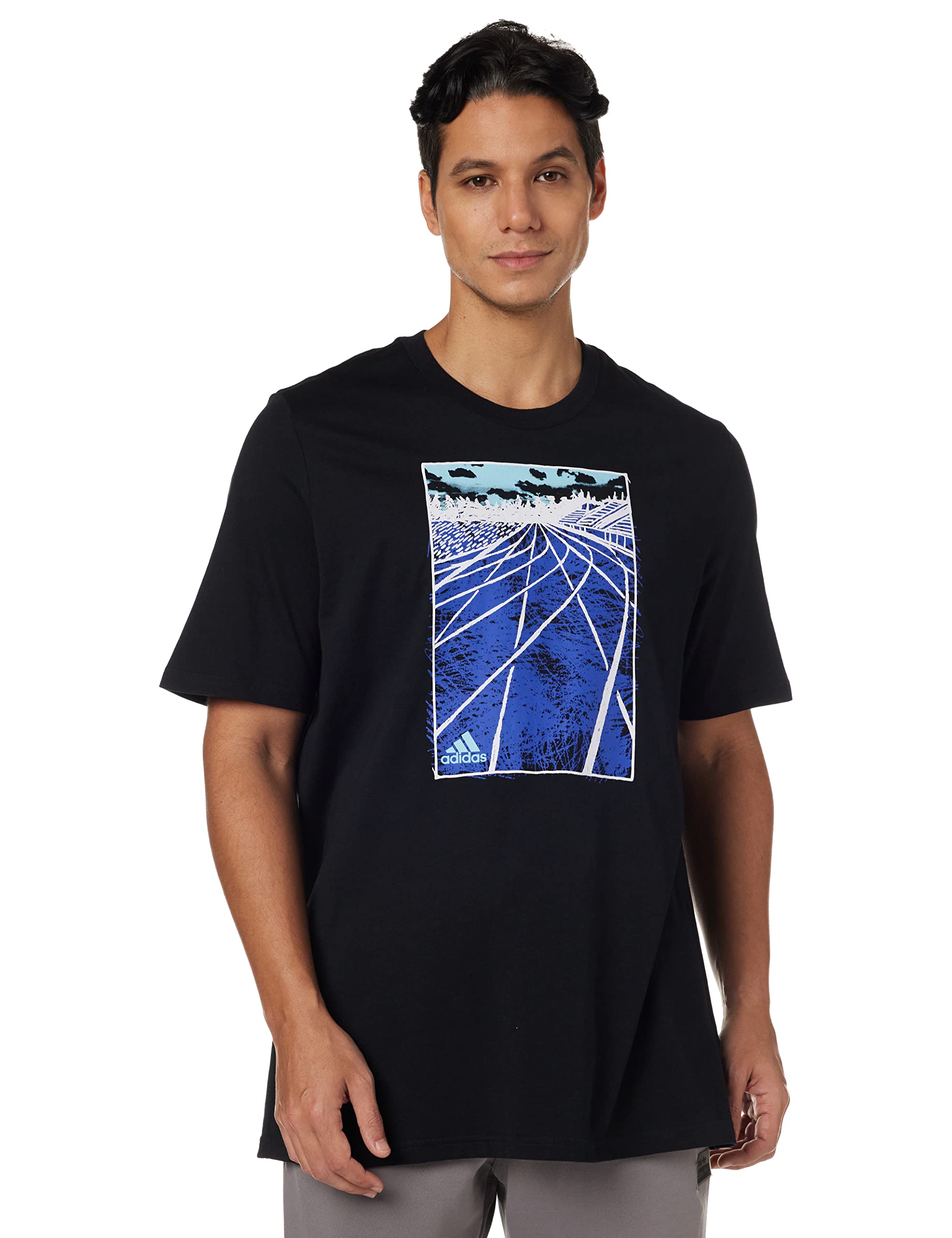 adidasmens Sketch Photo Real Graphic SHIRT (pack of 1)