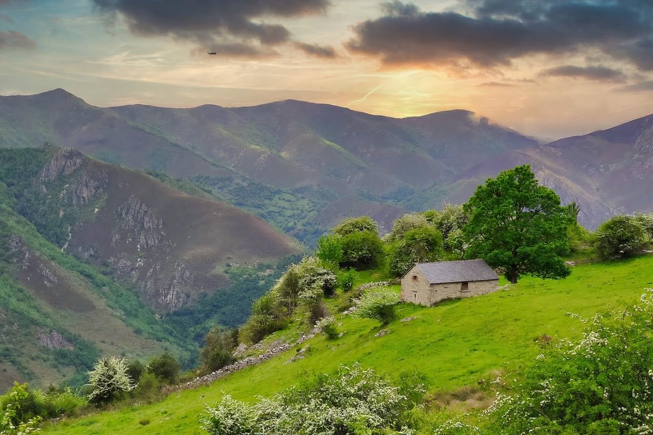 Poster Somiedo Asturies 120x80 cm souvenir voyage montagnard - 4