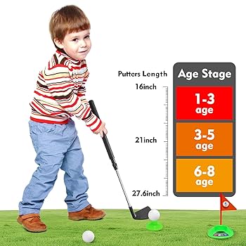 Amazon.co.jp: 幼児用ゴルフクラブセット - プラスチック製子供