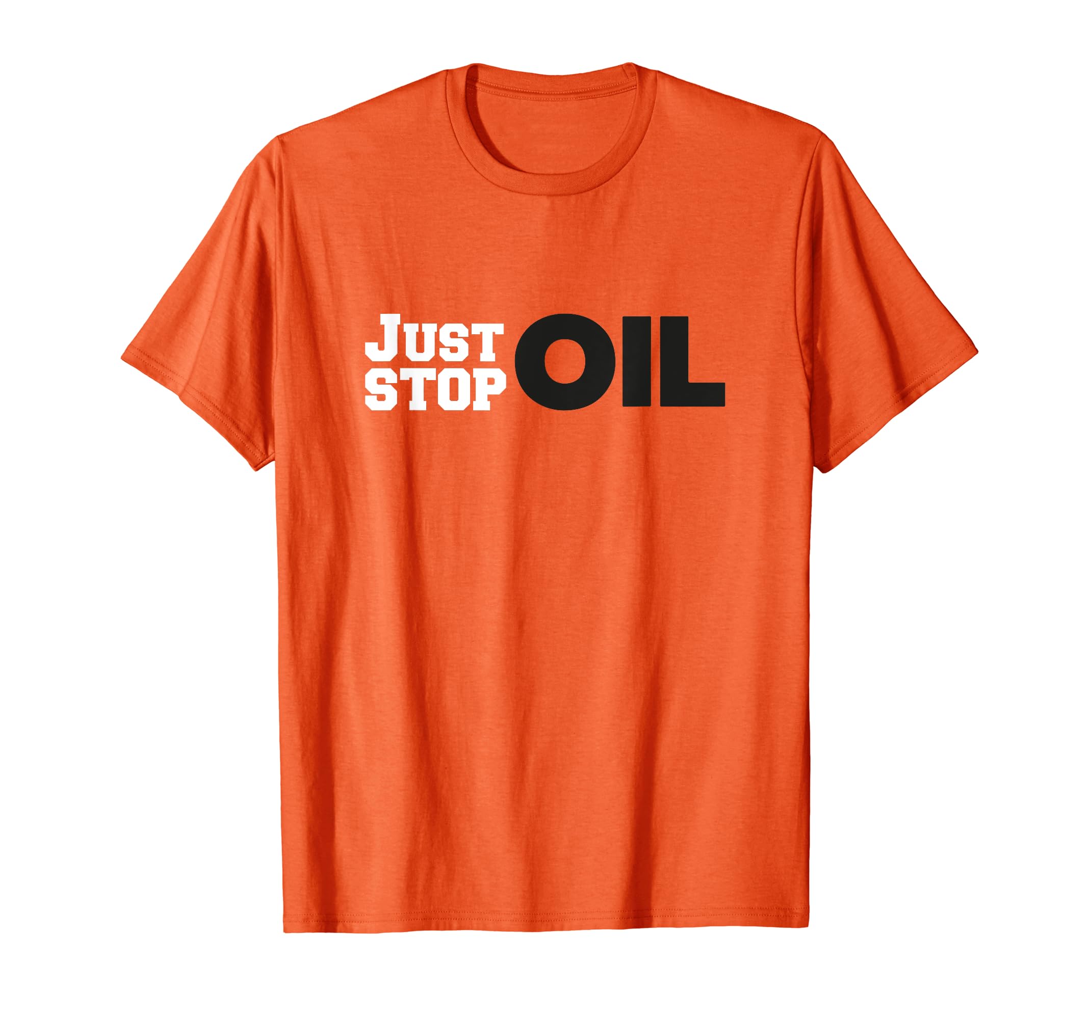 Amazon | Just Stop Oil 新しい石油とガスなし 地球を守る ティー T 