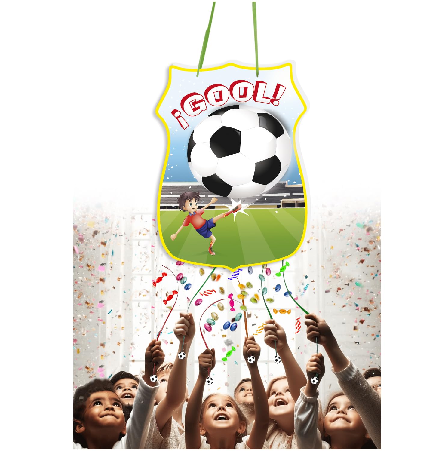 trookee - Piñata anniversaire d'enfant avec petite sirène - Décoration d'anniversaire pour enfant - Grande pinata de