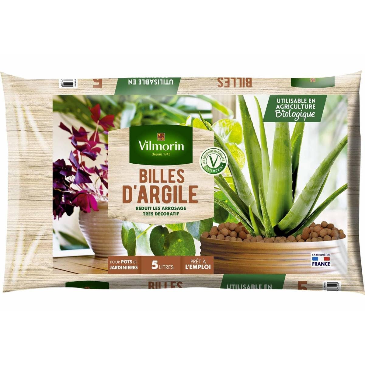 Multitanks Terreau Or Brun Plantes Vertes 20L + Billes d'argile : Rempotage Facile et Durable