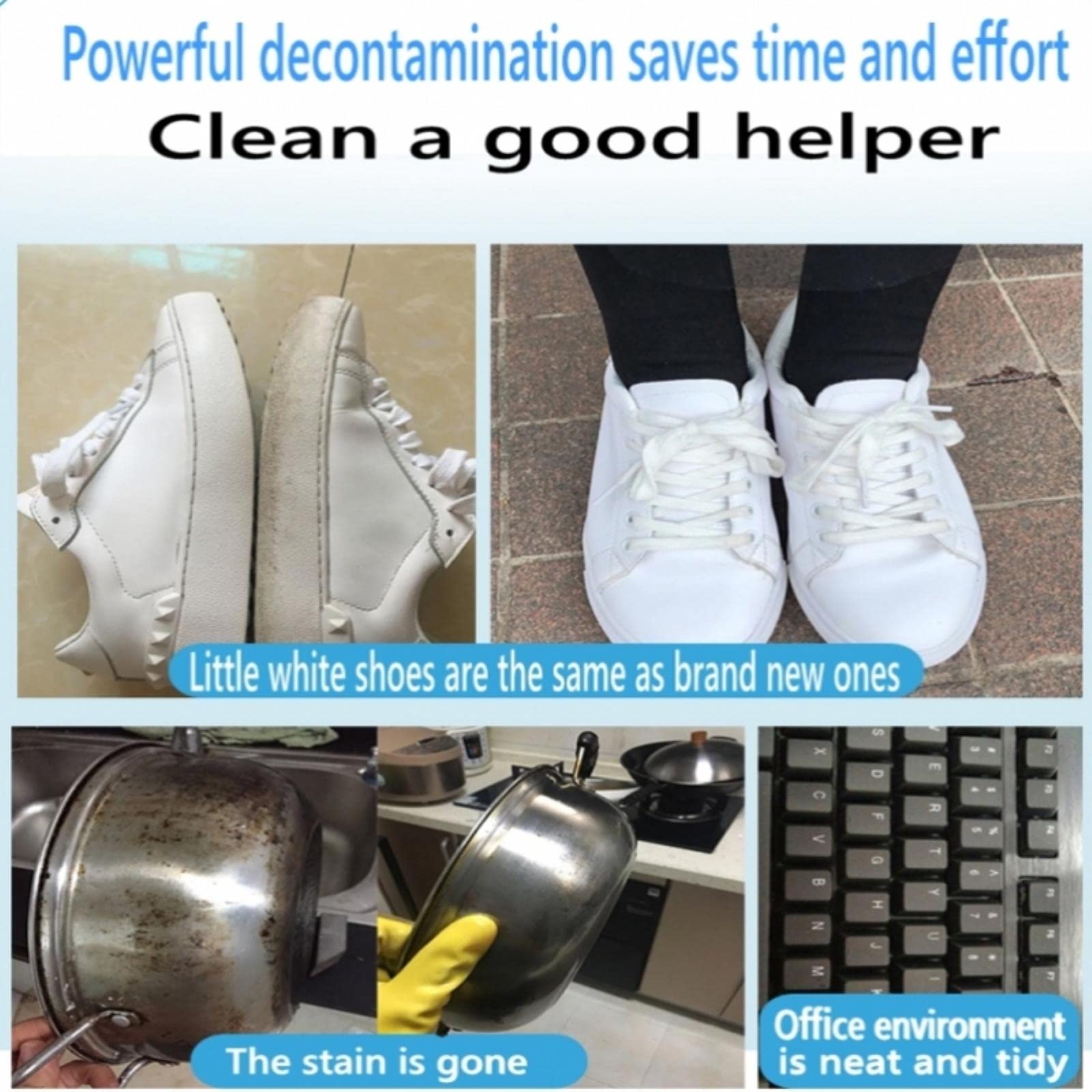 YUANstore Melamine Sponge Home Cleaner Cleaning Office Bathroom High Density Kitchen Tools Miracle Sponge Items?50pc?