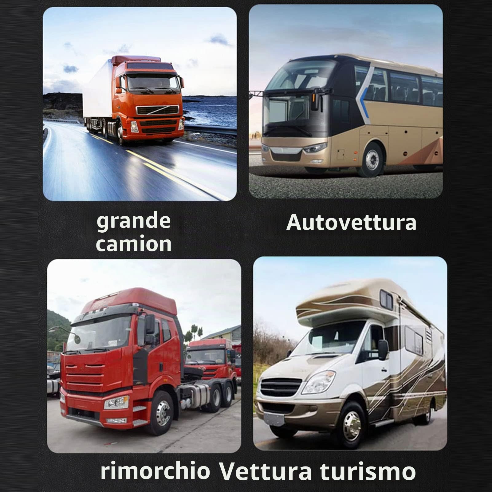 Monitor Pressione Pneumatici 6 Ruote con Allarme Sonoro Avviso LCD, di Monitoraggio Pressione Pneumatici Solare 8bar per Autocarro e RV