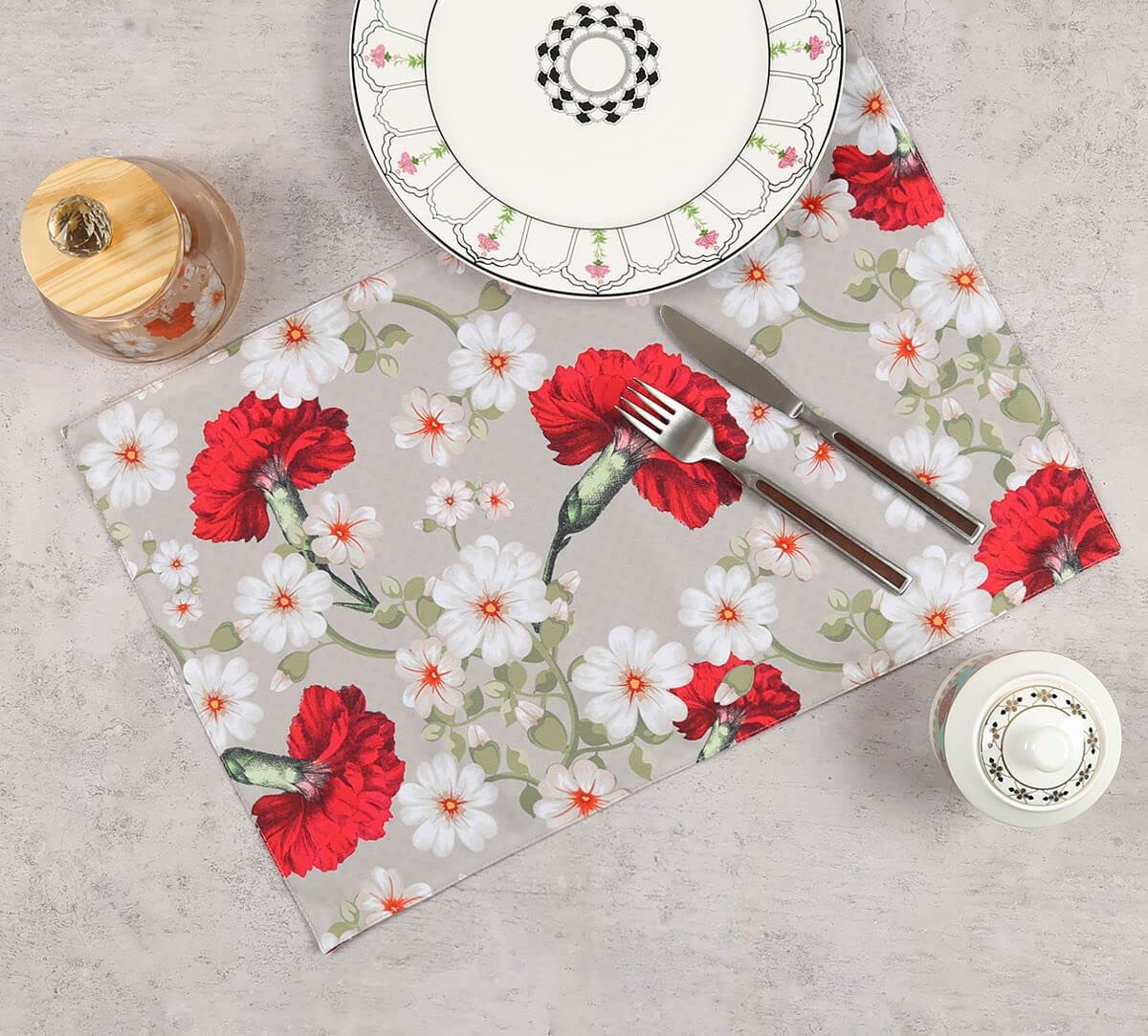 India Circus by Krsnaa Mehta Inflorescence Paragon Table Mats Set of 6