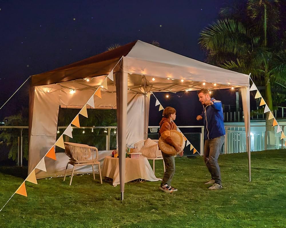 Amazon | ADVANCE OUTDOOR ワンタッチ タープテント 3段階調節