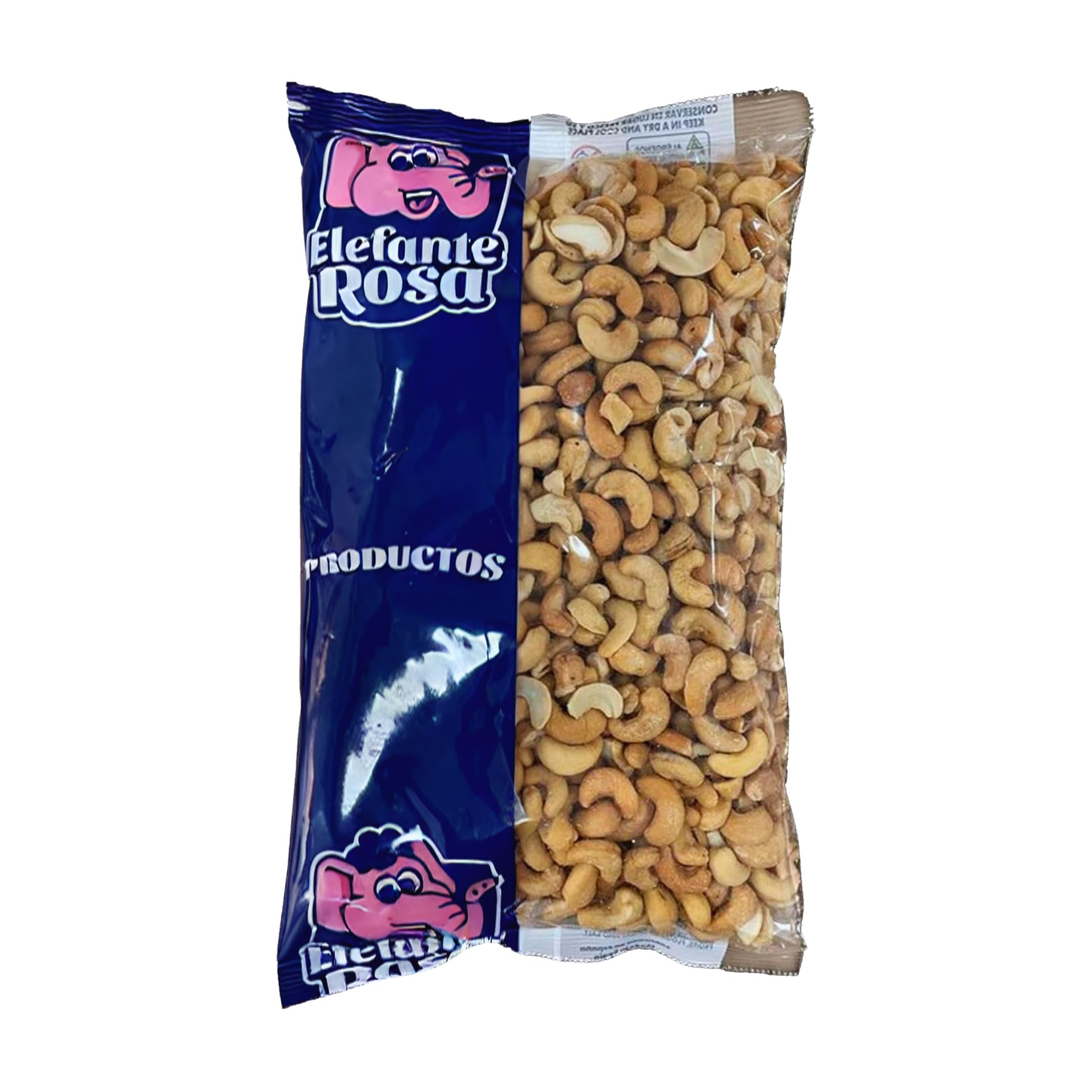 Anacardos Naturales Toque de Sal · El Elefante Rosa Premium · Bolsa 1Kg · Snack Saludable y Energía